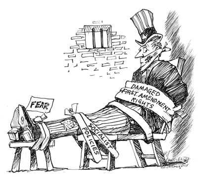 editorial cartoon - after